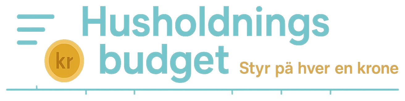 Husholdningsbudget - Styr på hver en krone